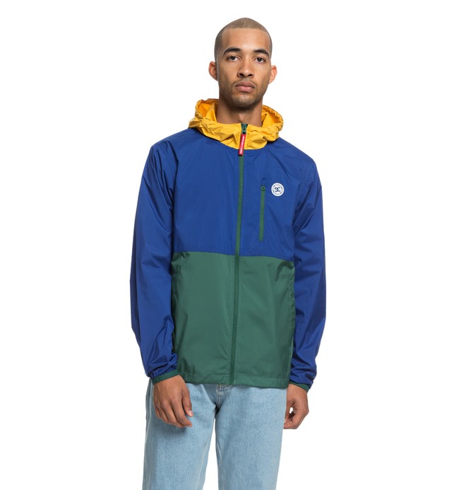dcshoes, Men's Dagup Triple Block Water Resistant Windbreaker, SODALITE BLUE (byb0) 0 Men's Dagup Triple Block Water Resistant Windbreaker EDYJK03166 DC Shoes