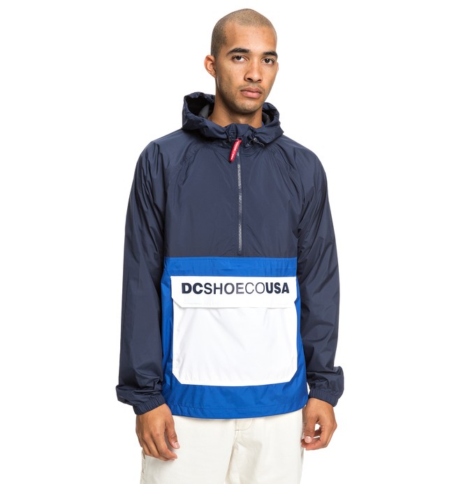 dcshoes, Sedgefield Water Resistant Hooded Anorak, NAUTICAL BLUE (bqr0) 0 Sedgefield Water Resistant Hooded Anorak Blue EDYJK03167 DC Shoes