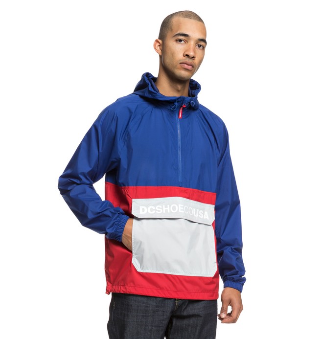 dcshoes, Sedgefield Water Resistant Hooded Anorak, SODALITE BLUE (byb0) 0 Sedgefield Water Resistant Hooded Anorak Blue EDYJK03167 DC Shoes