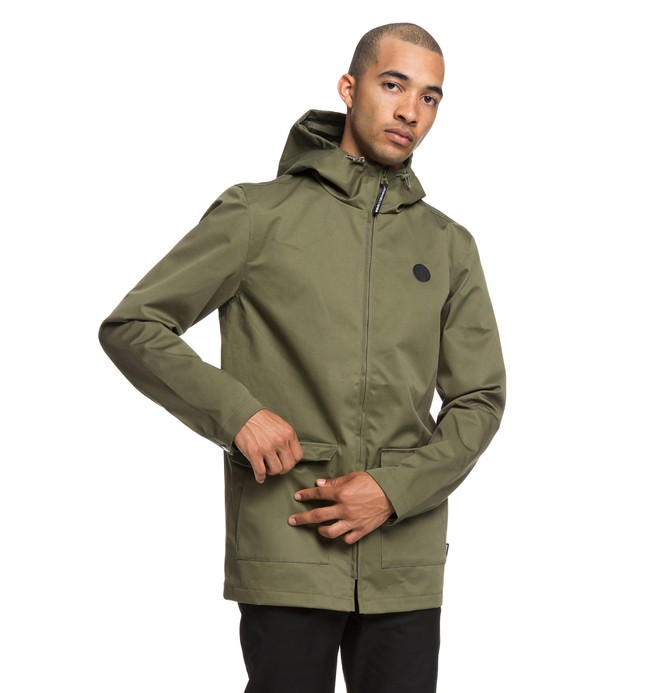 dcshoes, Exford - Veste style militaire déperlante pour Homme, BURNT OLIVE (gpz0) 0 Exford - Veste style militaire déperlante pour Homme Vert EDYJK03168 DC Shoes