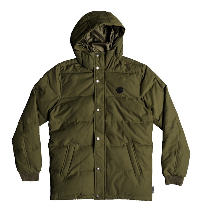 dcshoes, Aydon - Doudoune à capuche déperlante pour Homme, BURNT OLIVE (gpz0) 0 Aydon - Doudoune à capuche déperlante pour Homme Vert EDYJK03170 DC Shoes