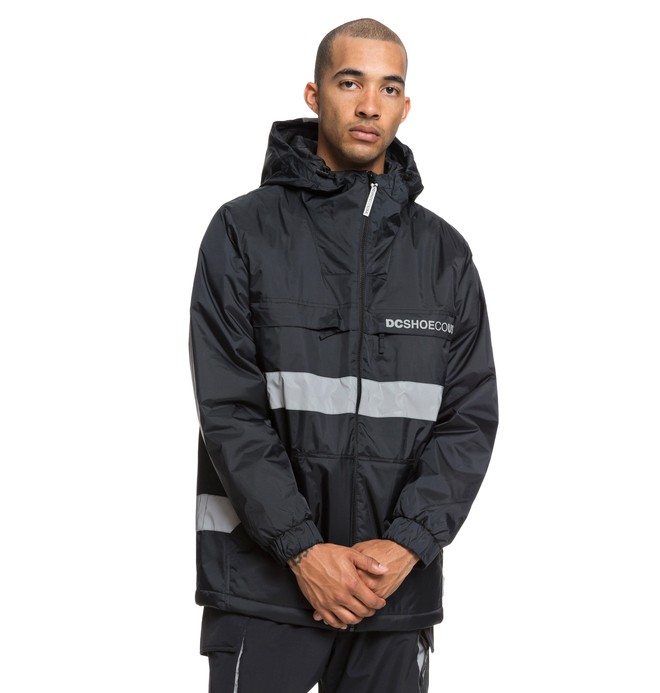 dcshoes, Banbury - Anorak à capuche déperlant pour Homme, BLACK (kvj0) 0 Banbury - Anorak à capuche déperlant pour Homme Noir EDYJK03176 DC Shoes
