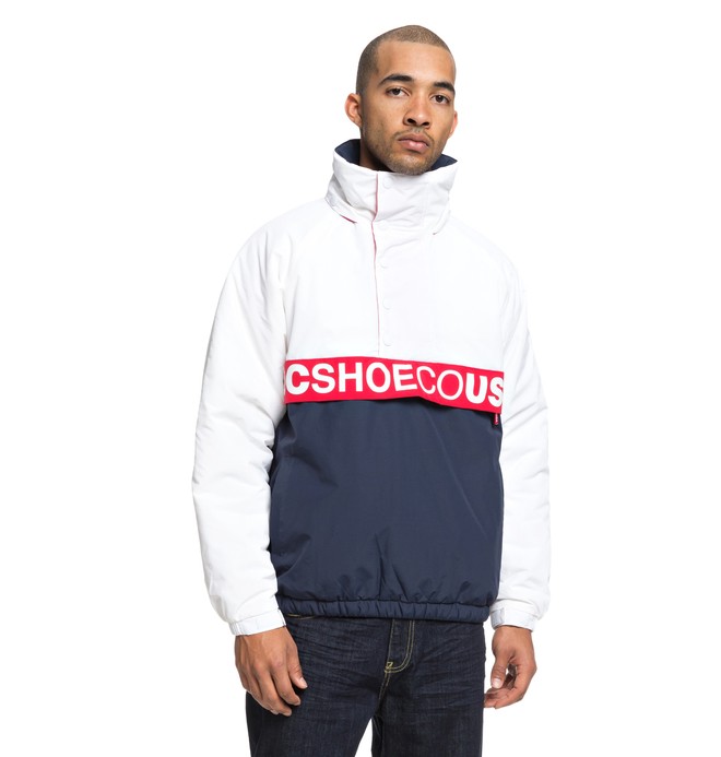 dcshoes, Howsthat Water Resistant Half Zip Windbreaker, BLACK IRIS (btl0) 0 Howsthat Water Resistant Half Zip Windbreaker Blue EDYJK03178 DC Shoes