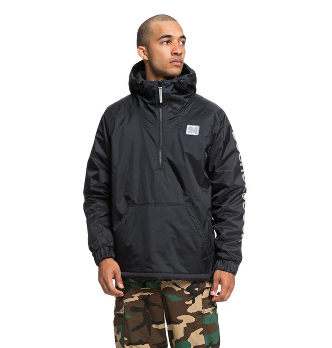 dcshoes, Bolam - Anorak demi-zip déperlant pour Homme, BLACK (kvj0) 0 Bolam - Anorak demi-zip déperlant pour Homme Noir EDYJK03181 DC Shoes