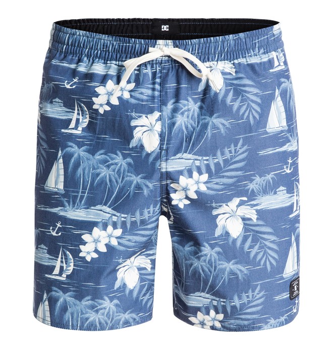 dcshoes, Cercius 16.5" - Short de volley, CRUISER ISLAND VINTAGE INDIGO (bpy1) 0 Cercius 16.5" - Short de volley EDYJV03006 DC Shoes