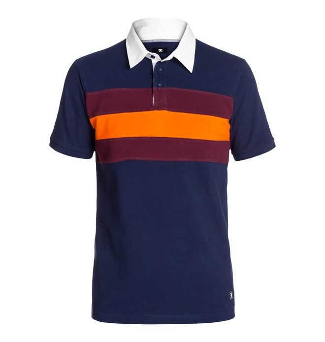 dcshoes, Men's Pumped Up Polo, INDIGO (bpd0) 0 Men's Pumped Up Polo EDYKT03015 DC Shoes