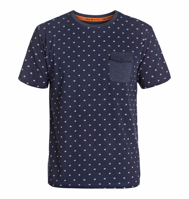 dcshoes, Men's All Over Crew Knit Top, INDIGO MICRO (btn1) 0 Men's All Over Crew Knit Top EDYKT03023 DC Shoes