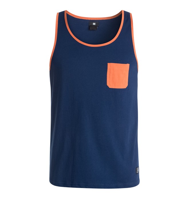 dcshoes, Camiseta sin mangas Contra Tank - hombre, BLUE DEPTHS (bta0) 0 Camiseta sin mangas Contra Tank - hombre EDYKT03148 DC Shoes