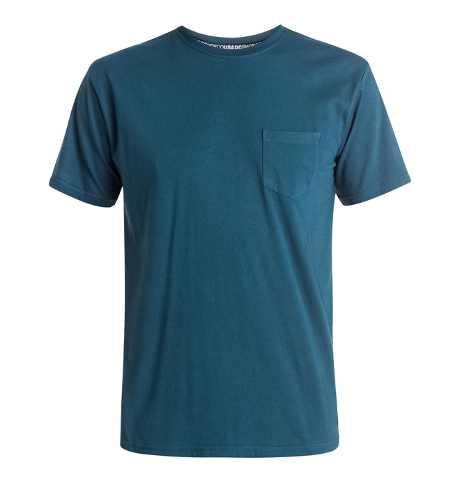 dcshoes, Men's Pocket Tee, MAJOLICA BLUE (bsm0) 0 Men's Pocket Tee EDYKT03163 DC Shoes