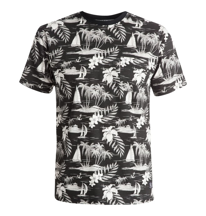 dcshoes, Men's Ravencrest Tee, CRUISER ISLAND BLACK (kvj2) 0 Men's Ravencrest Tee EDYKT03197 DC Shoes