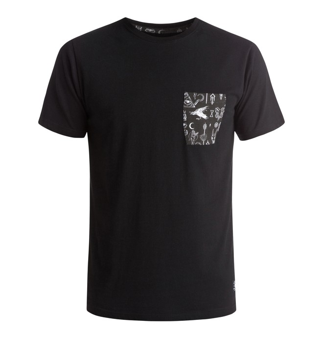 dcshoes, Men's Occult Pocket Tee, BLACK (kvj0) 0 Men's Occult Pocket Tee EDYKT03218 DC Shoes