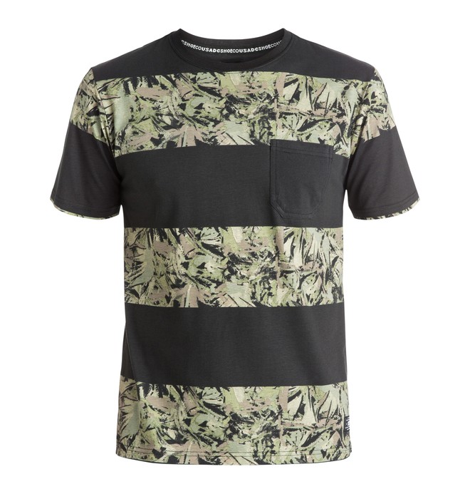 dcshoes, Men's Ravencrest Stripes Pocket Tee, WATERCOLOR STRIPES BLACK (kvj3) 0 Men's Ravencrest Stripes Pocket Tee EDYKT03235 DC Shoes