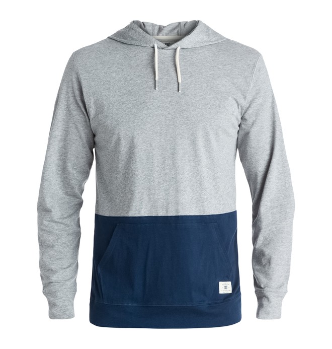 dcshoes, Men's Heroland Hooded Long Sleeve Tee, GREY HEATHER (knfh) 0 Men's Heroland Hooded Long Sleeve Tee EDYKT03278 DC Shoes