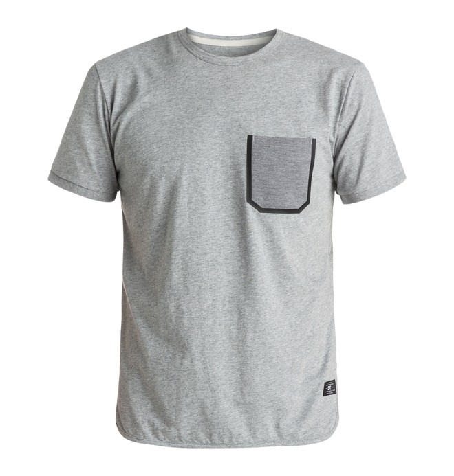 dcshoes, Beryle - Tee-Shirt à poche, HEATHER GREY (knfh) 0 Beryle - Tee-Shirt à poche EDYKT03279 DC Shoes