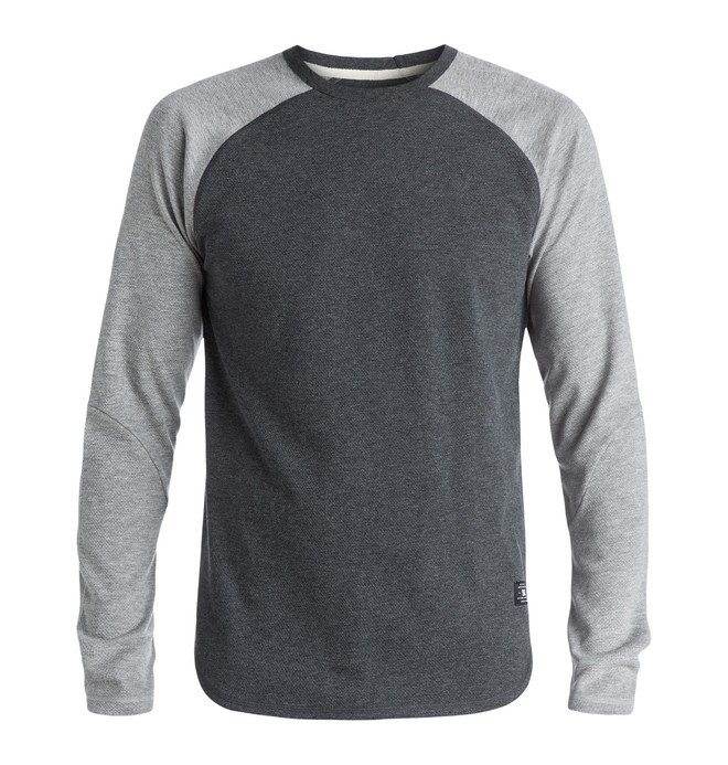 dcshoes, Men's Luckenwald Long Sleeve Tee, HEATHER CHARCOAL (kteh) 0 Men's Luckenwald Long Sleeve Tee EDYKT03280 DC Shoes