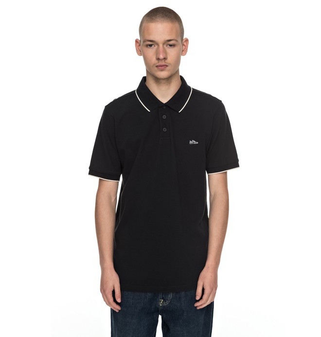 dcshoes, Milnor - Polo Shirt, BLACK (kvj0) 0 Milnor - Polo Shirt Black EDYKT03309 DC Shoes