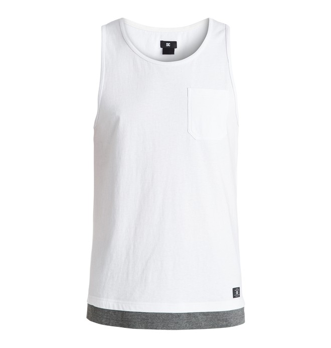 dcshoes, Conover - Débardeur avec poche, SNOW WHITE (wbb0) 0 Conover - Débardeur avec poche Blanc EDYKT03315 DC Shoes