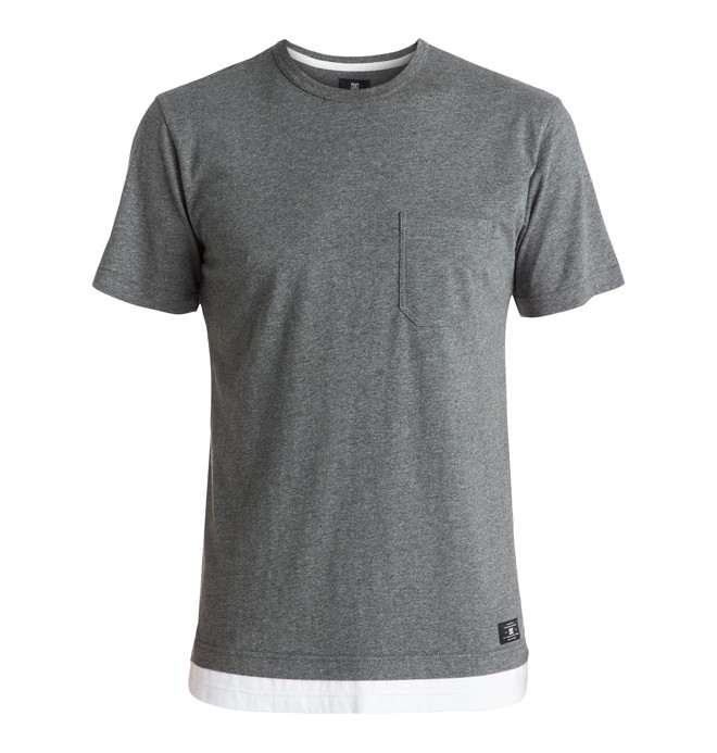 dcshoes, Men's Conover Pocket Tee, CHARCOAL HEATHER (kteh) 0 Men's Conover Pocket Tee EDYKT03316 DC Shoes