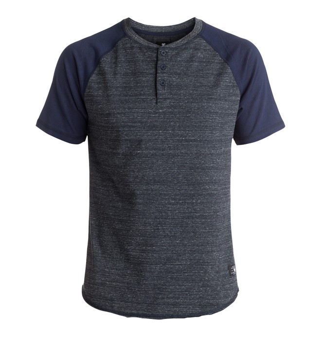 dcshoes, Men's Enderlin Short Sleeve Henley, DARK INDIGO (byj0) 0 Men's Enderlin Short Sleeve Henley EDYKT03317 DC Shoes