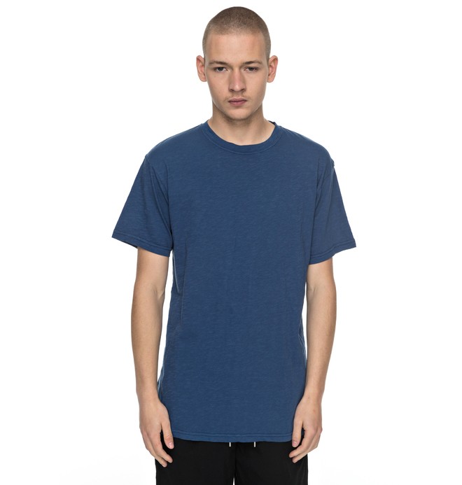 dcshoes, Ohlen - T Shirt, WASHED INDIGO (bsa0) 0 Ohlen - T Shirt Bleu EDYKT03364 DC Shoes
