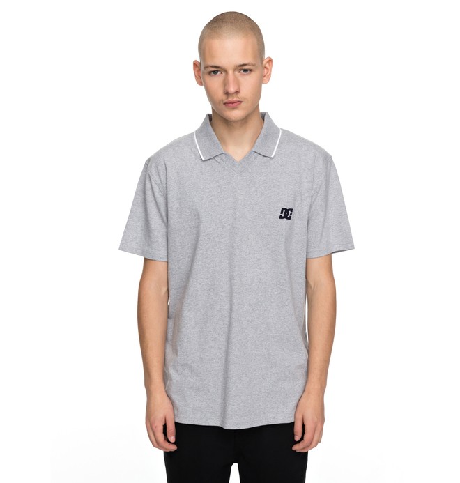 dcshoes, Hombres Camisa Polo 94 Wauteck, GREY HEATHER (knfh) 0 Hombres Camisa Polo 94 Wauteck Negro EDYKT03370 DC Shoes