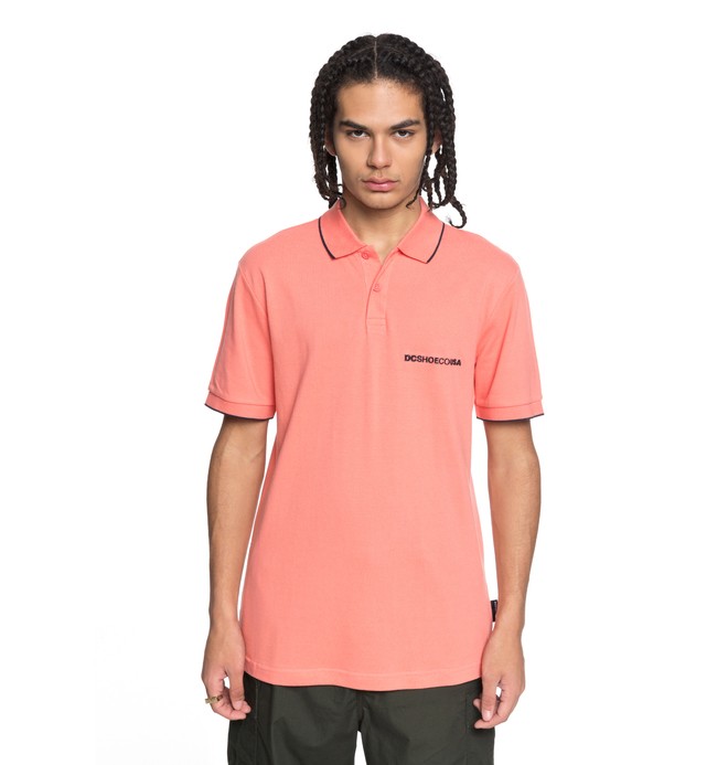 dcshoes, Lakebay - Camisa Polo para Hombre, PORCELAIN ROSE (mke0) 0 Lakebay - Camisa Polo para Hombre Rosa EDYKT03374 DC Shoes