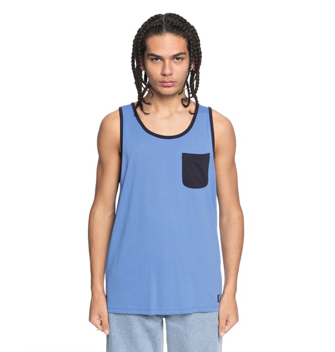 dcshoes, Contra 2 - Camiseta sin Mangas para Hombre, CAMPUNULA (blv0) 0 Contra 2 - Camiseta sin Mangas para Hombre Azul EDYKT03377 DC Shoes