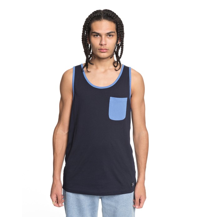 dcshoes, Contra 2 Tank, DARK INDIGO (byj0) 0 Contra 2 Tank Blue EDYKT03377 DC Shoes