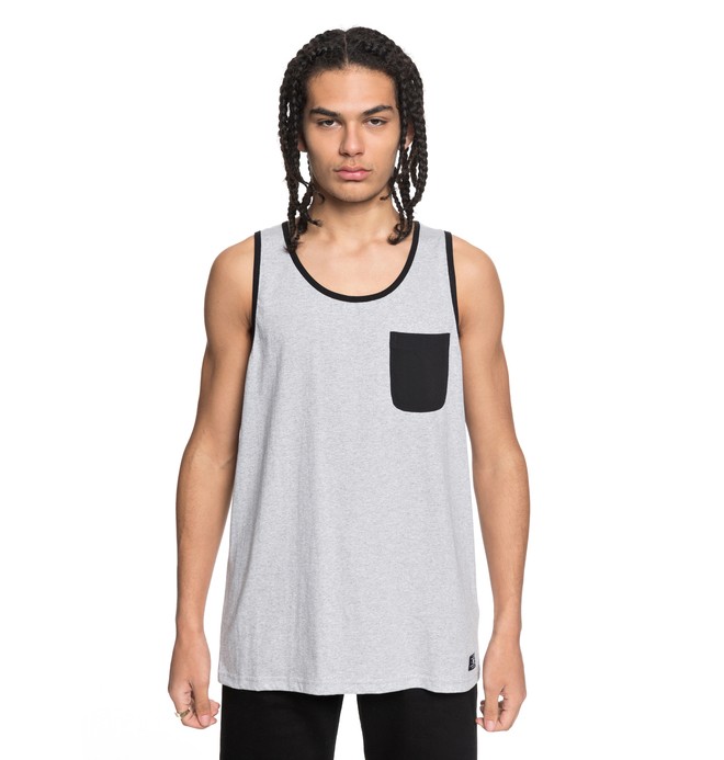 dcshoes, Contra 2 Tank, GREY HEATHER (knfh) 0 Contra 2 Tank Black EDYKT03377 DC Shoes