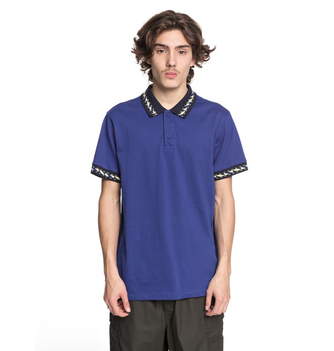 dcshoes, Dunbar - Polo, SODALITE BLUE (byb0) 0 Dunbar - Polo Blue EDYKT03380 DC Shoes