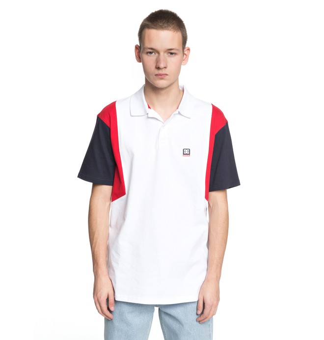 dcshoes, Fenton - Polo, SNOW WHITE (wbb0) 0 Fenton - Polo White EDYKT03388 DC Shoes