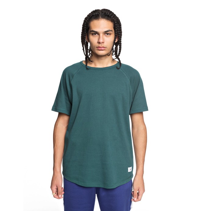 dcshoes, Renfrew - T Shirt col rond, JUNE BUG (gsr0) 0 Renfrew - T Shirt col rond Vert EDYKT03390 DC Shoes