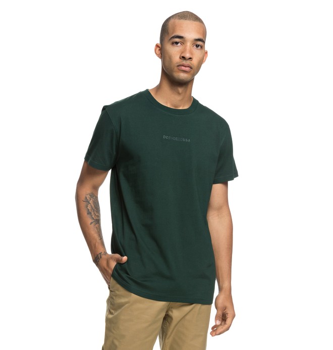 dcshoes, Craigburn - T-shirt col rond pour Homme, PINE GROVE (gzf0) 0 Craigburn - T-shirt col rond pour Homme Vert EDYKT03413 DC Shoes