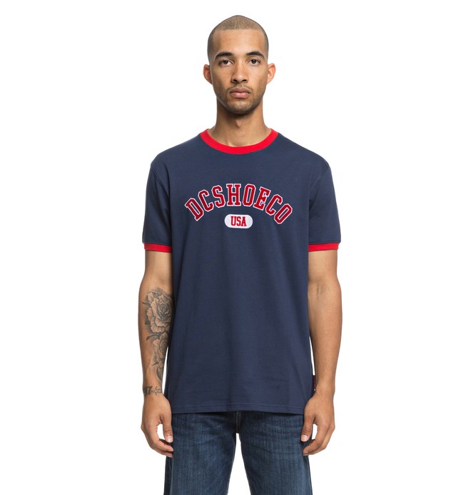 dcshoes, Glenridge - T-Shirt voor Heren, BLACK IRIS (btl0) 0 Glenridge - T-Shirt voor Heren Blue EDYKT03420 DC Shoes