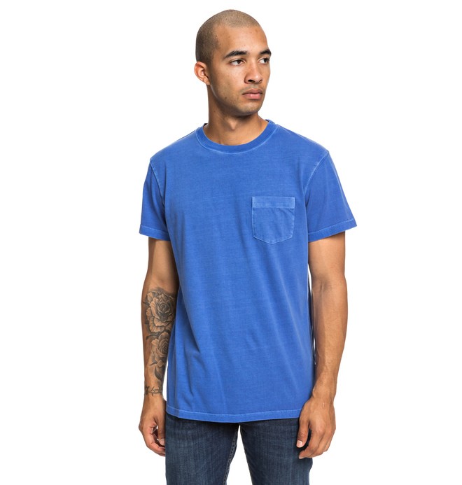 dcshoes, Dyed Pocket Tee, NAUTICAL BLUE (bqr0) 0 Dyed Pocket Tee Blue EDYKT03442 DC Shoes