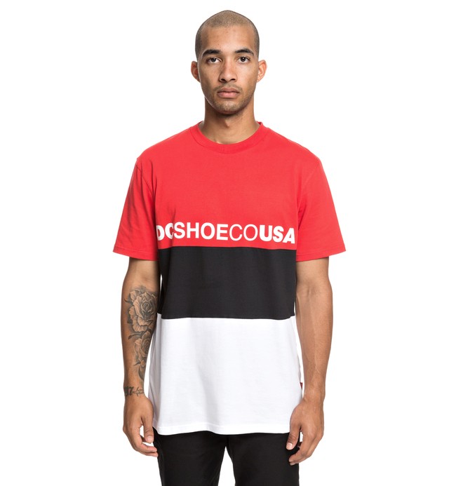 dcshoes, Glenferrie Tee, RACING RED (rqr0) 0 Glenferrie Tee Red EDYKT03446 DC Shoes