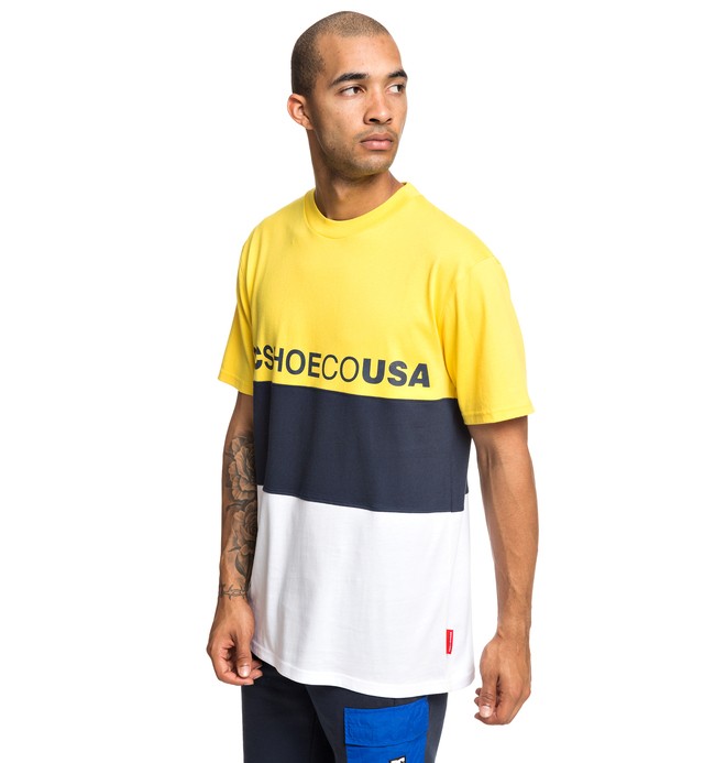 dcshoes, Glenferrie Tee, DANDELION (yhh0) 0 Glenferrie Tee Yellow EDYKT03446 DC Shoes
