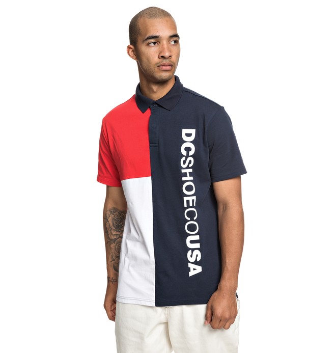 dcshoes, Mawson Short Sleeve Polo Shirt, BLACK IRIS (btl0) 0 Mawson Short Sleeve Polo Shirt Blue EDYKT03447 DC Shoes