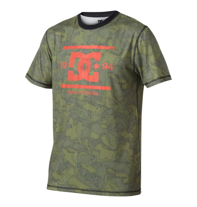 dcshoes, Men's Vile Base Layer Short Sleeve Tee, OVERLAY CAMO (gre6) 0 Men's Vile Base Layer Short Sleeve Tee EDYLW00009 DC Shoes