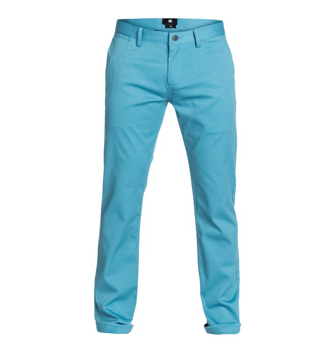 dcshoes, DC Worker Slim Pant 34, BLUE SHAKE (bks0) 0 DC Worker Slim Pant 34 EDYNP03018 DC Shoes
