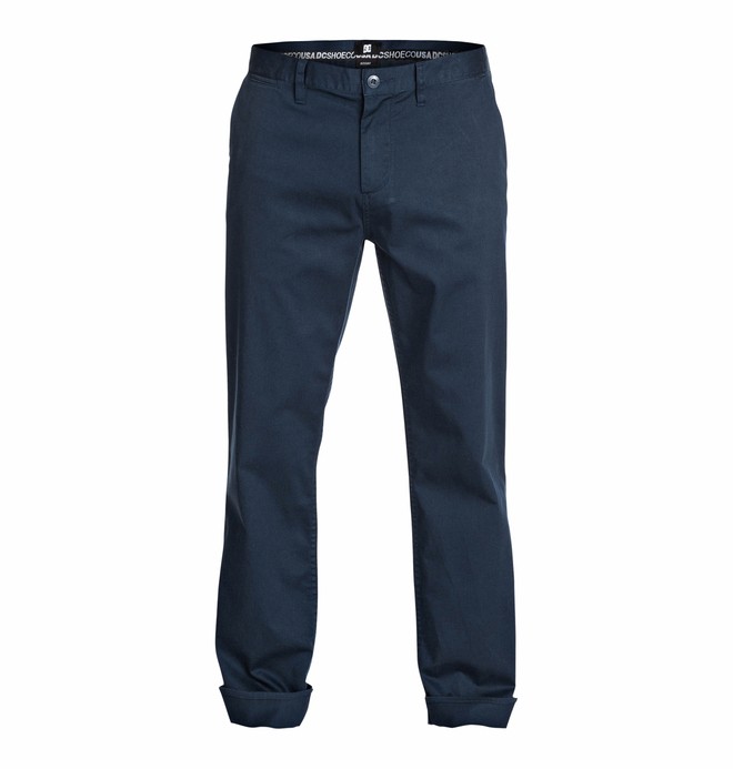 dcshoes, Men's Roomy Chino 34" Roomy Fit Chino, INDIGO (btn0) 0 Men's Roomy Chino 34" Roomy Fit Chino EDYNP03050 DC Shoes