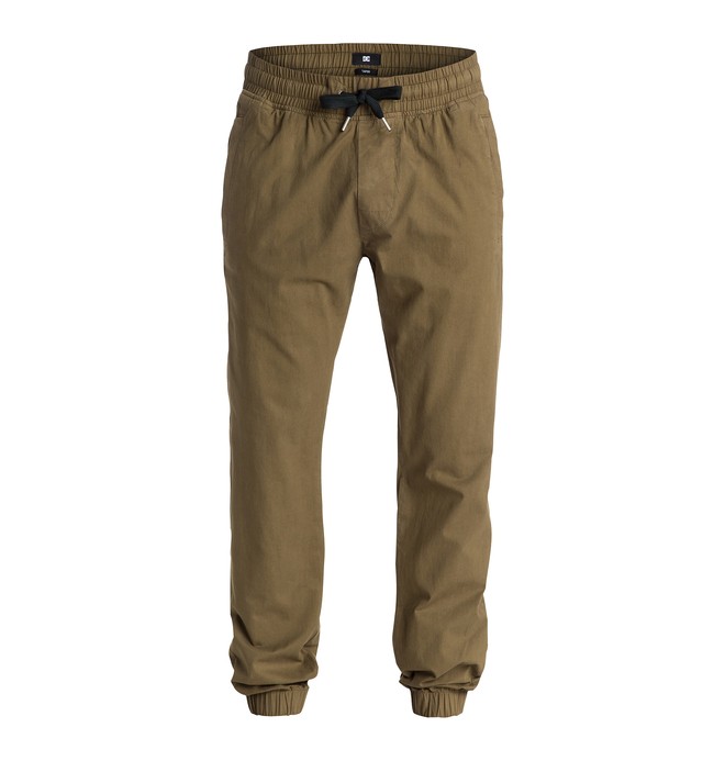 dcshoes, Men's Hem Tapered Fit Pants, MILITARY OLIVE (cqw0) 0 Men's Hem Tapered Fit Pants EDYNP03056 DC Shoes