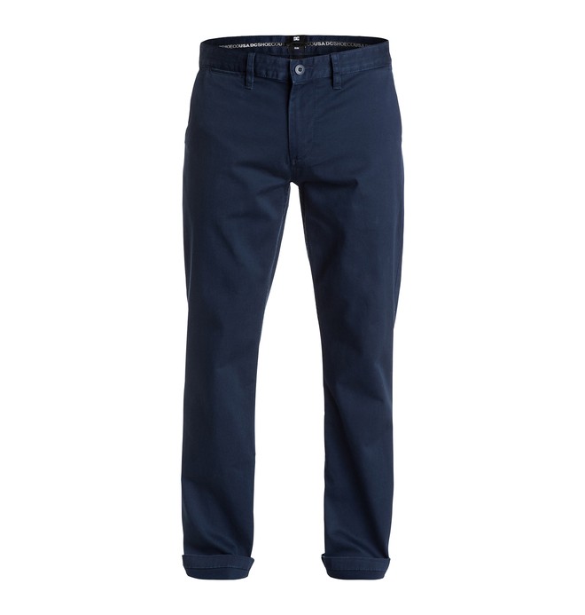 dcshoes, Men's Worker Slim Fit Chino 32" Pants, INDIGO (btn0) 0 Men's Worker Slim Fit Chino 32" Pants EDYNP03073 DC Shoes