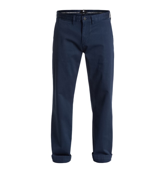 dcshoes, Pantalones Worker Roomy Fit Chino 32" - hombre, INDIGO (btn0) 0 Pantalones Worker Roomy Fit Chino 32" - hombre EDYNP03077 DC Shoes