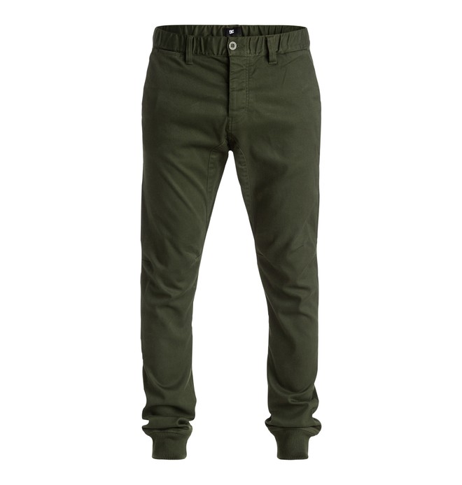dcshoes, Men's Otterburn Twill Joggers, DARK OLIVE (csn0) 0 Men's Otterburn Twill Joggers EDYNP03103 DC Shoes