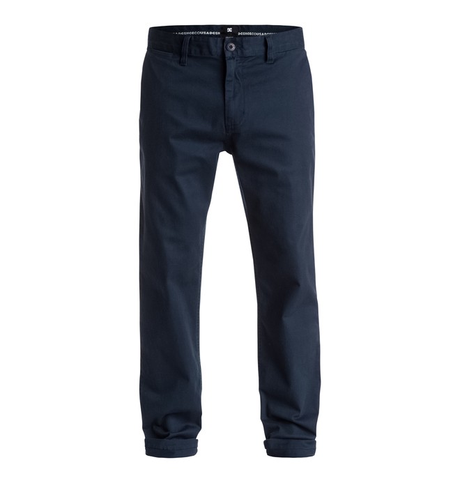 dcshoes, Worker Straight 32" Chinos, BLUE IRIS (btl0) 0 Worker Straight 32" Chinos EDYNP03107 DC Shoes