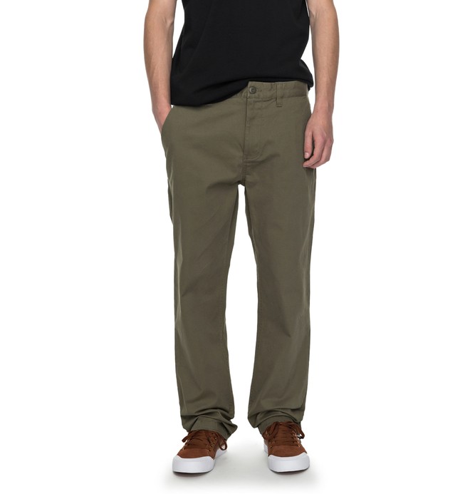 dcshoes, Worker Straight 32" - Chinos, VINTAGE GREEN (gzj0) 0 Worker Straight 32" - Chinos Verde EDYNP03107 DC Shoes