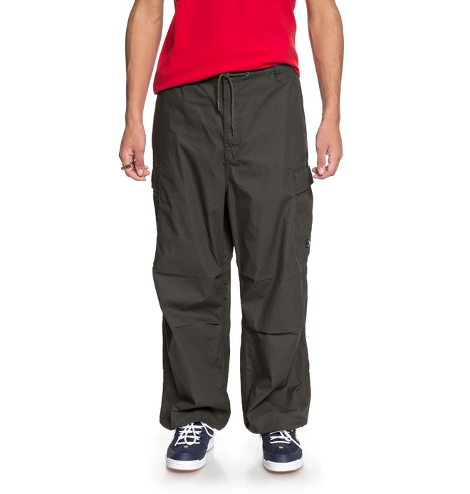 dcshoes, Men's Trueper Parachute Pants, DARK OLIVE (csn0) 0 Men's Trueper Parachute Pants Brown EDYNP03127 DC Shoes