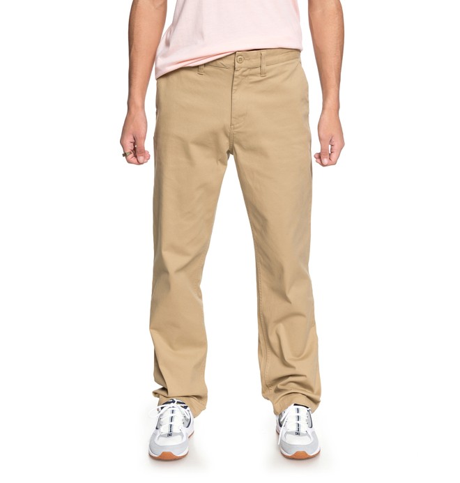 dcshoes, Men's Worker Relaxed Chinos, KHAKI (clm0) 0 Men's Worker Relaxed Chinos Brown EDYNP03130 DC Shoes