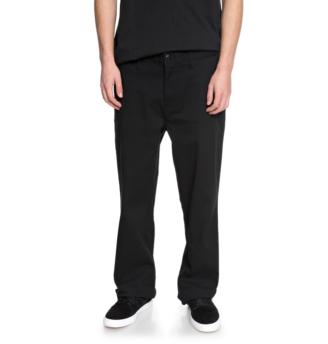 dcshoes, Men's Worker Relaxed Chinos, BLACK (kvj0) 0 Men's Worker Relaxed Chinos Black EDYNP03130 DC Shoes